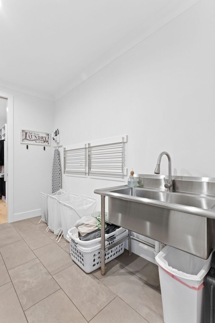 Laundry room and drop zone.