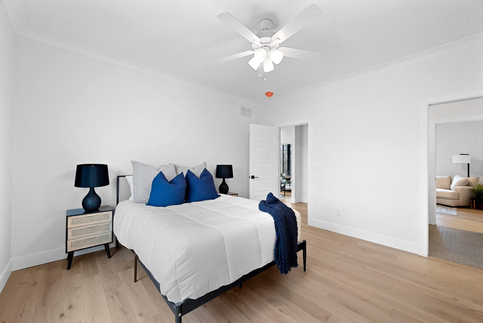 Bedroom Two with Jack and Jill bathroom entry,