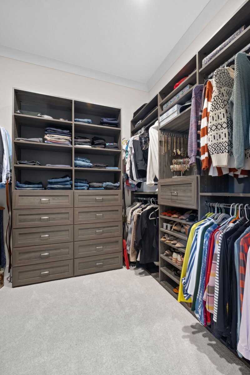 Large primary closet from St. Louis Closet Co.