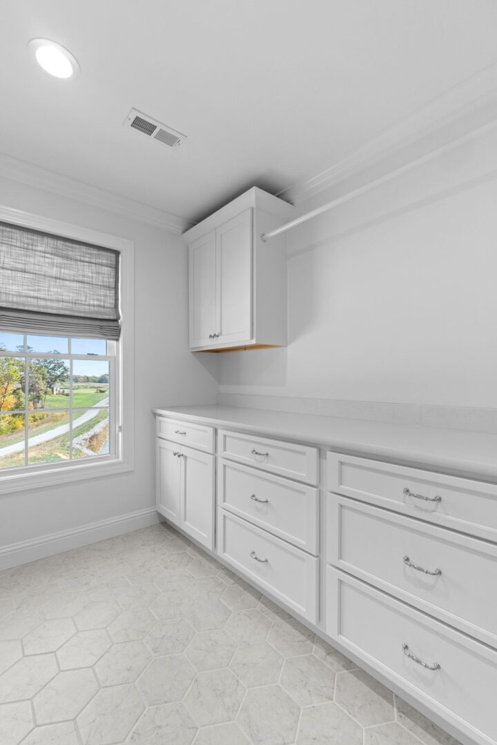 laundry custom Shiloh cabinets