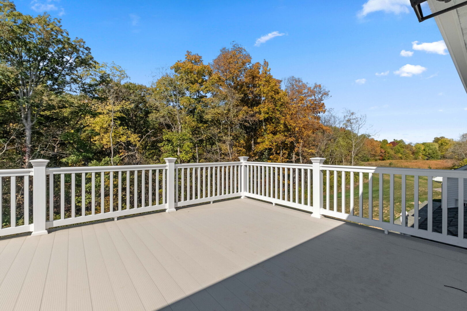Backyard patio colonial style