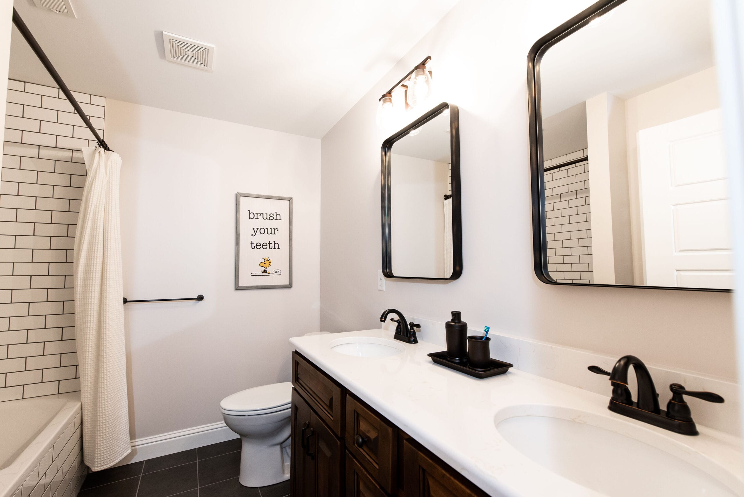 Shared upstairs bathroom