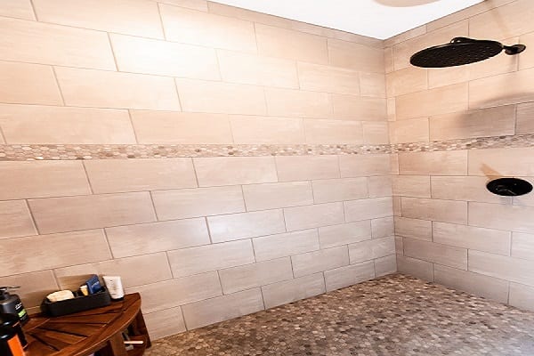 Primary bathroom walk in shower